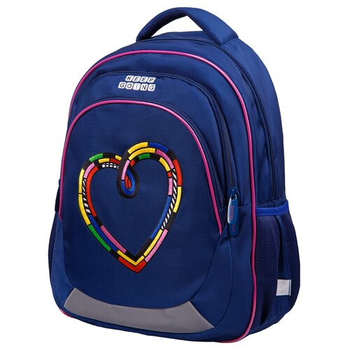 Купить Berlingo рюкзак Bliss Colorful heart, синий
