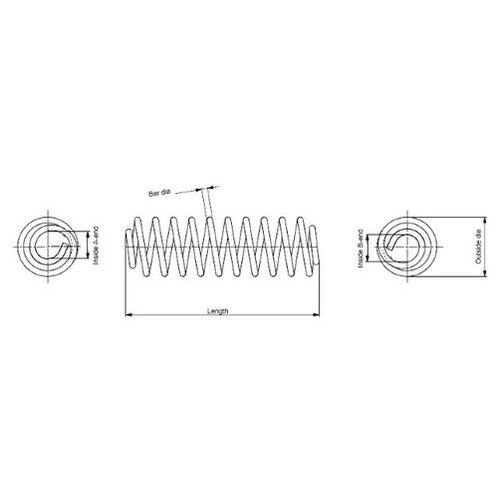 фото Пружина подвески monroe sp3334 для skoda superb i