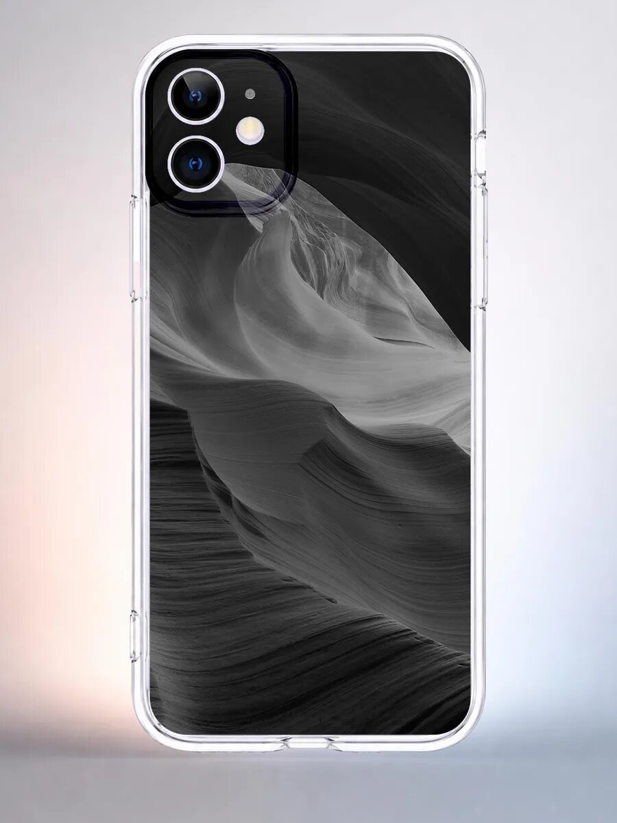 Чехол iPhone 11 каньон антилопы шёлк силиконовый