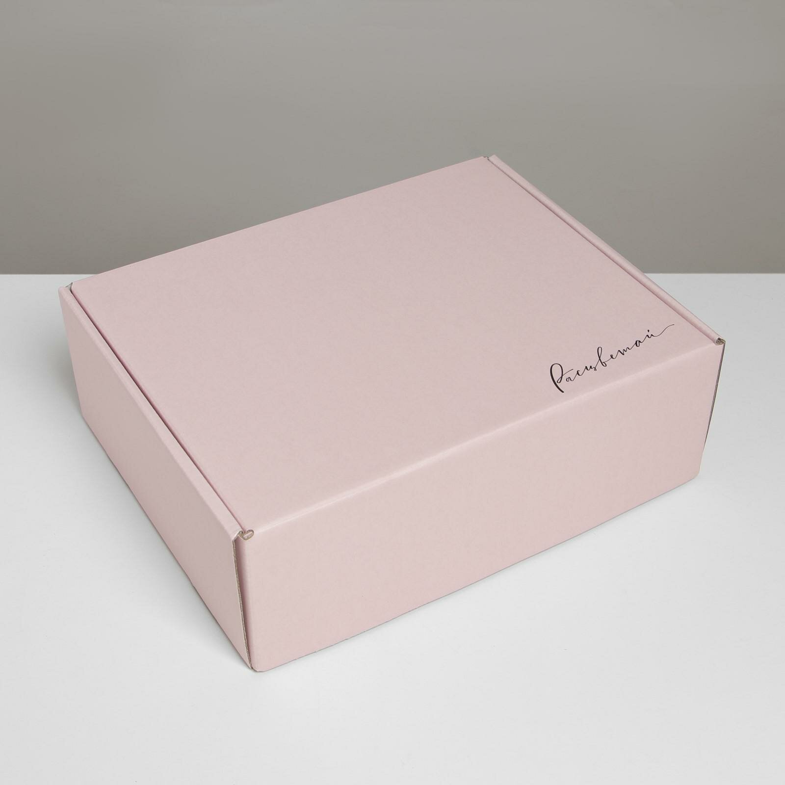 Коробка складная «Розовый», 27 × 21 × 9 см . - фотография № 2