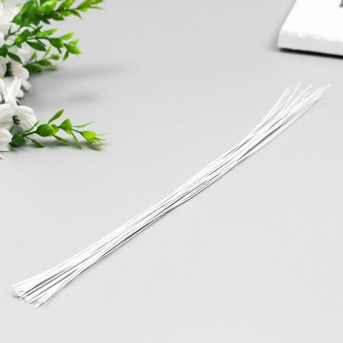 Проволока для творчества Белая набор 20 шт 065 мм 36 см 331₽