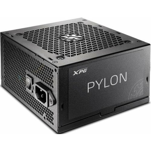 Игровой блок питания XPG PYLON550B-BLACKCOLOR Игровой блок питания чёрный (550 Вт, PCIe-2шт, ATX v2.31, Active PFC, 120mm Fan, 80 Plus Bronze) cougar xtc 750 atx v2 31 750w active pfc 120mm fan power cord 80 plus japanese standby capacitors xtc750 bulk