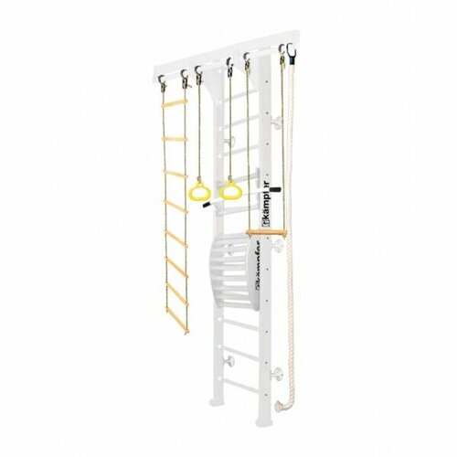 Шведская стенка Kampfer Wooden ladder Maxi Wall 3 м №6 Жемчужный (белый)