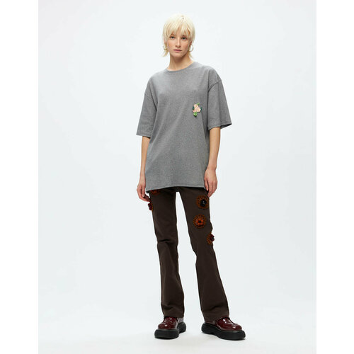 Футболка ROMA UVAROV DESIGN, размер L, серый