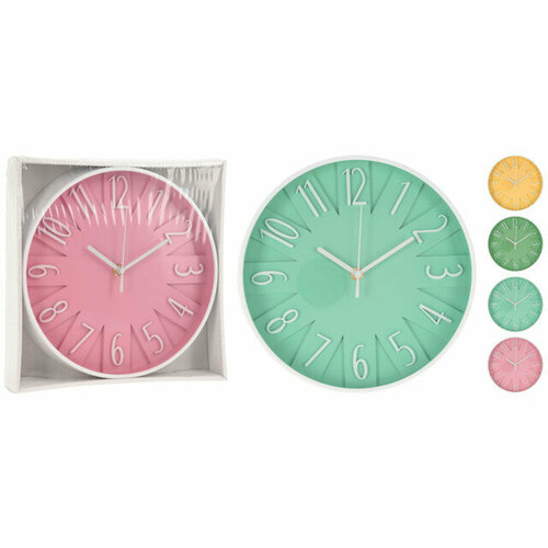 Часы настенные koopman 248х43мм в ассортименте полипропилен 2877₽