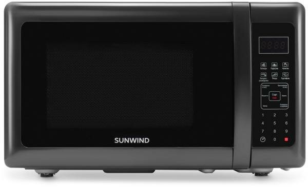 Микроволновая Печь SunWind SUN-MW007 черный - фотография № 2