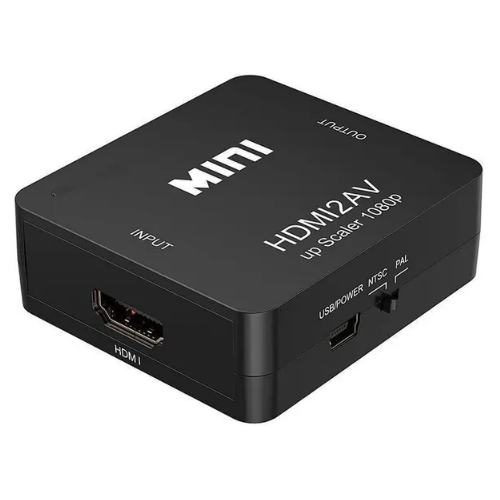 Конвертер HDMI2AV HDMI(F)-->RCA(F) чёрный видео конвертeр hdmi2av