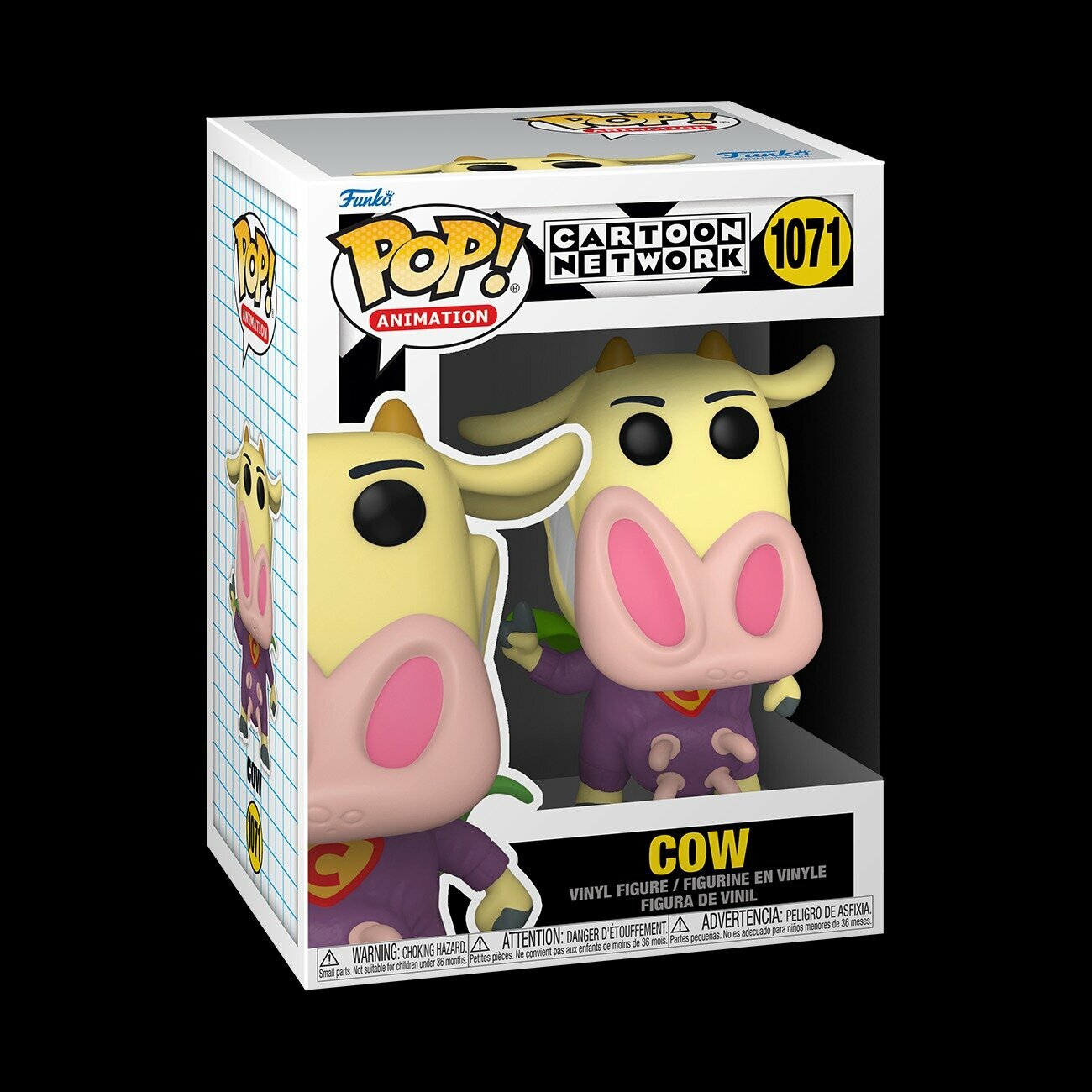 Фигурка Funko POP! Animation Cow & Chicken Superhero Cow 57791, 9.5 см