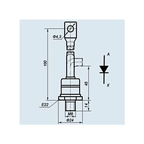 Диод В10-10 sbl2045ctwдиоды выпрямитель диод диода шоттки 1 фазный 20 а 45 в кремниевая лампа