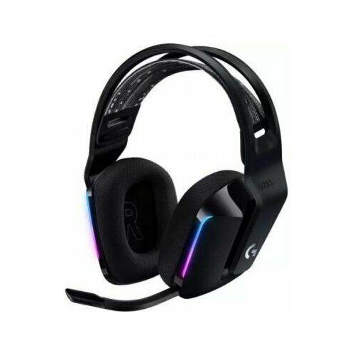 Наушники с микрофоном Logitech G733 Lightspeed черный мониторные Radio оголовье 981-000867 1910700₽