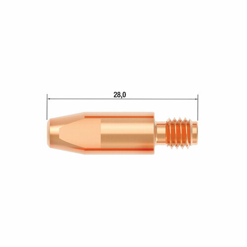 Токосъемный наконечник Fubag FB.CTM6.28-09L 25 шт. контактный наконечник кедр cucrzr pro