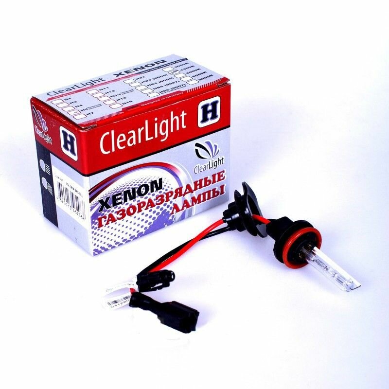 Лампа автомобильная ксеноновая H1 Clearlight 12V-24V 5000К (P14.5s) LCL 00H 150-0LL