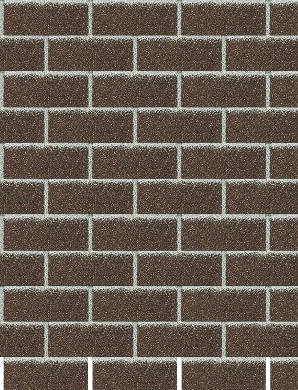 Фасадная плитка Docke PREMIUM Brick из ПВХ, (длина 1,0 м), Коричневый