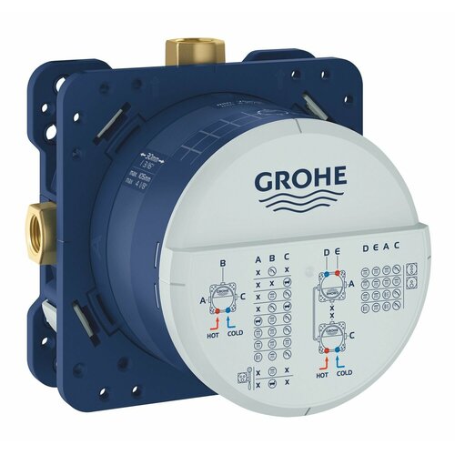 Встраиваемая часть универсальная GROHE Rapido SmartBox (35604000) белый, синий