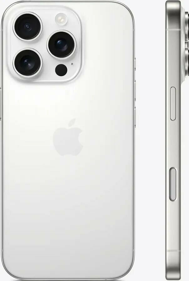 Apple Смартфон iPhone 16 Pro 8/256 ГБ, Dual nano SIM, белый — фото 1
