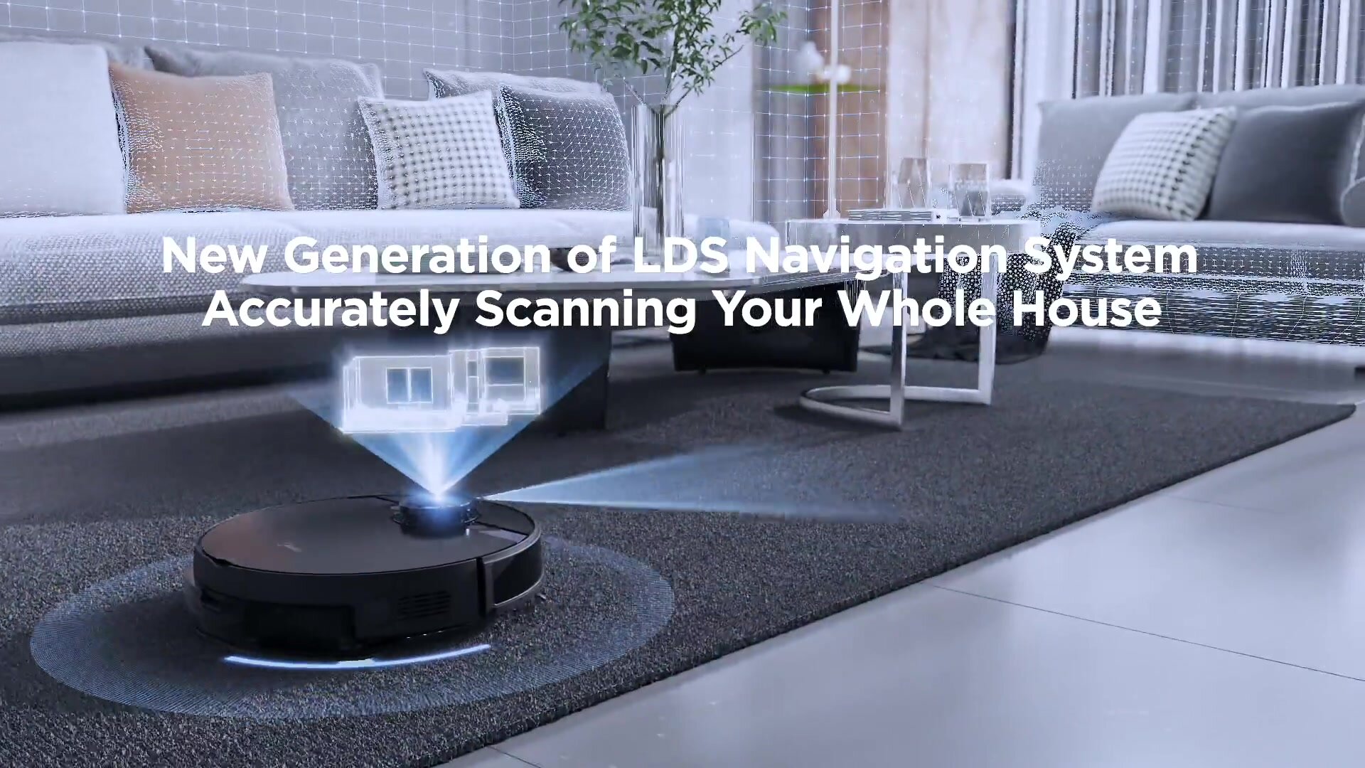 Робот-пылесос Midea S8+ с базой самоочистки и электролизом, Wi-Fi, LiDAR — фото 1