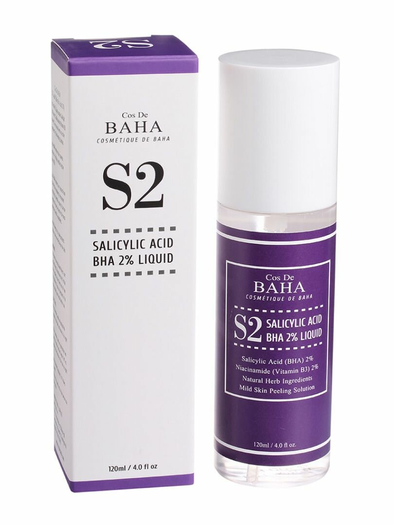 CDB S Тонер для проблемной кожи с салициловой кислотой Тонер Salicylic Acid 2% Liquid 120ml (S2)
