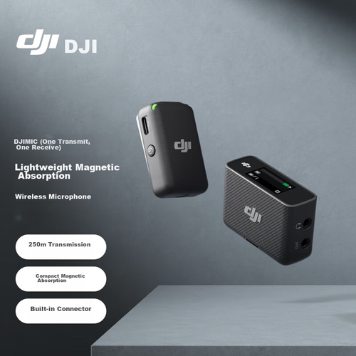 Беспроводной петличный микрофон DJI Mic One-to-Two черный 17199₽