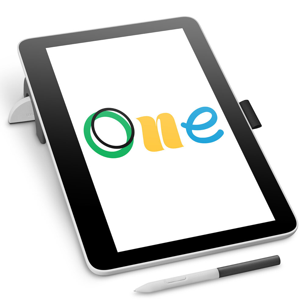 13.3" Интерактивный дисплей Wacom One 13 touch (DTH134W0B), 2540 lpi, USB Type-C, черный/белый — фото 1