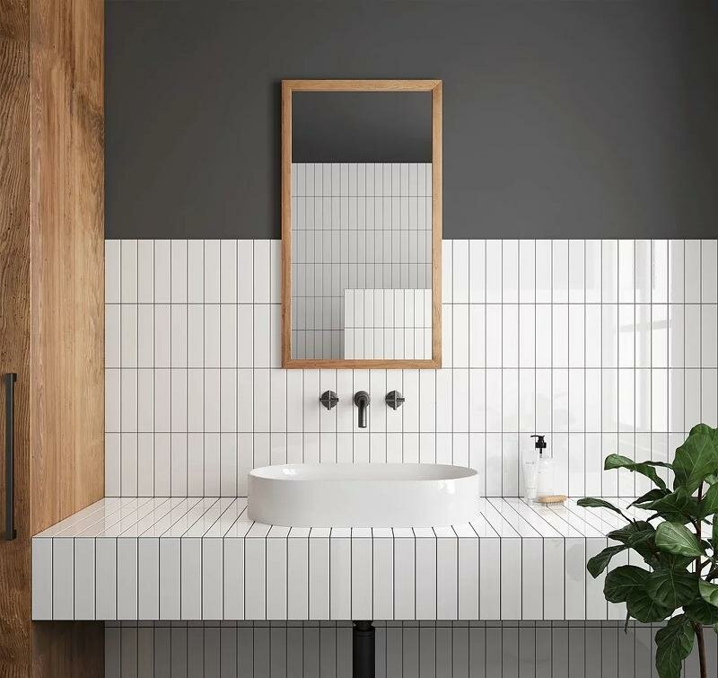 Керамическая плитка Equipe Costa Nova White Matt 28454 настенная 5х20 см