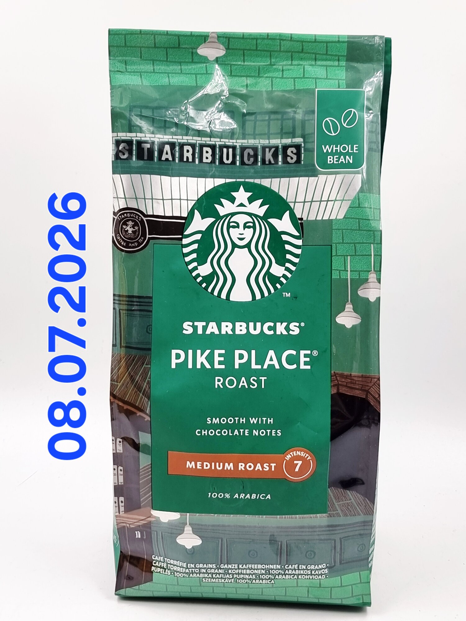 Кофе в зернах Starbucks Pike Place Roast, 450 г до 07.2026 (Из Финляндии)