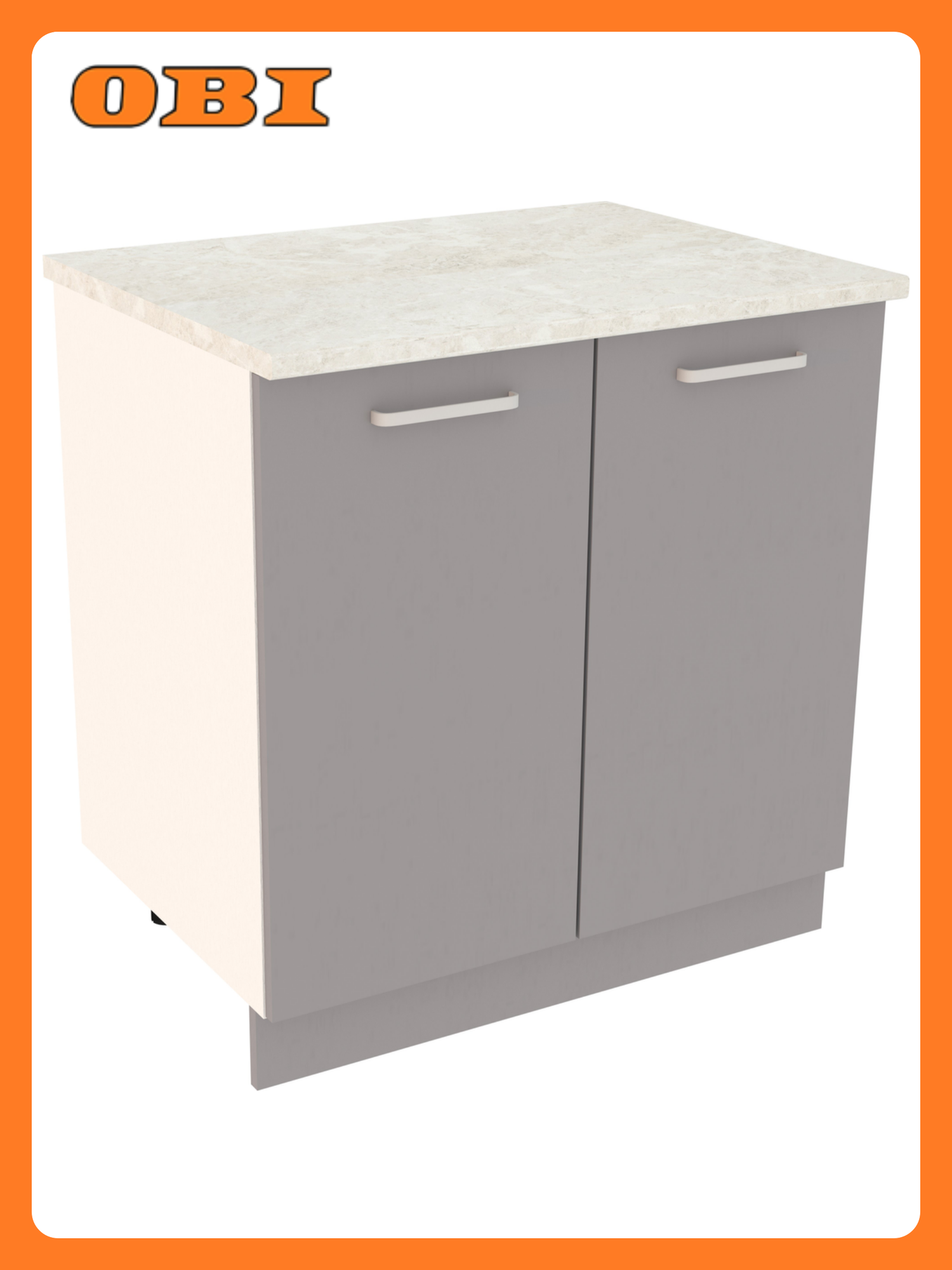 Шкаф напольный 80 см Камень