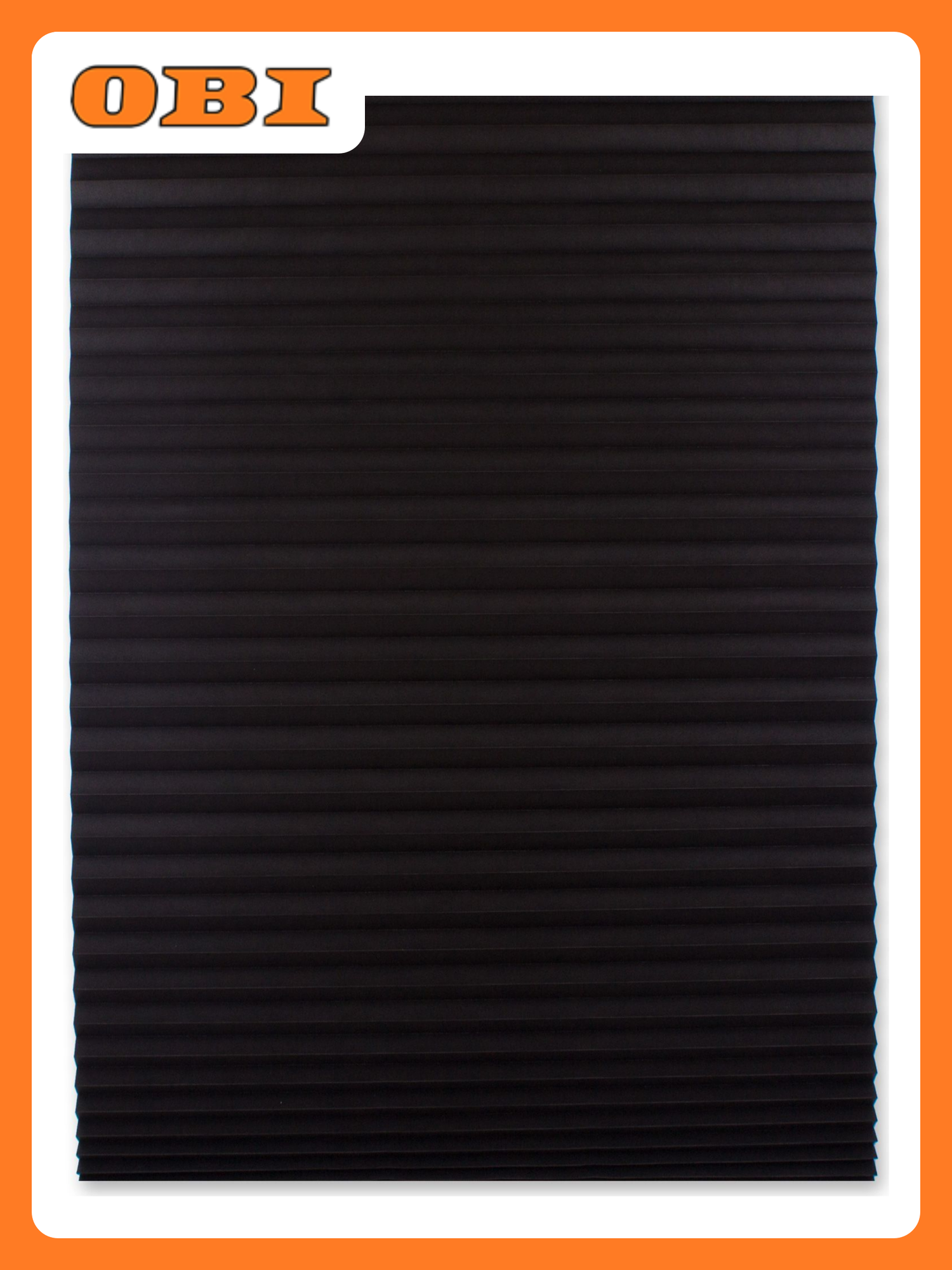 Жалюзи Room Decor LY PB03  плиссе  самоклеящиеся  черные  90x190 см