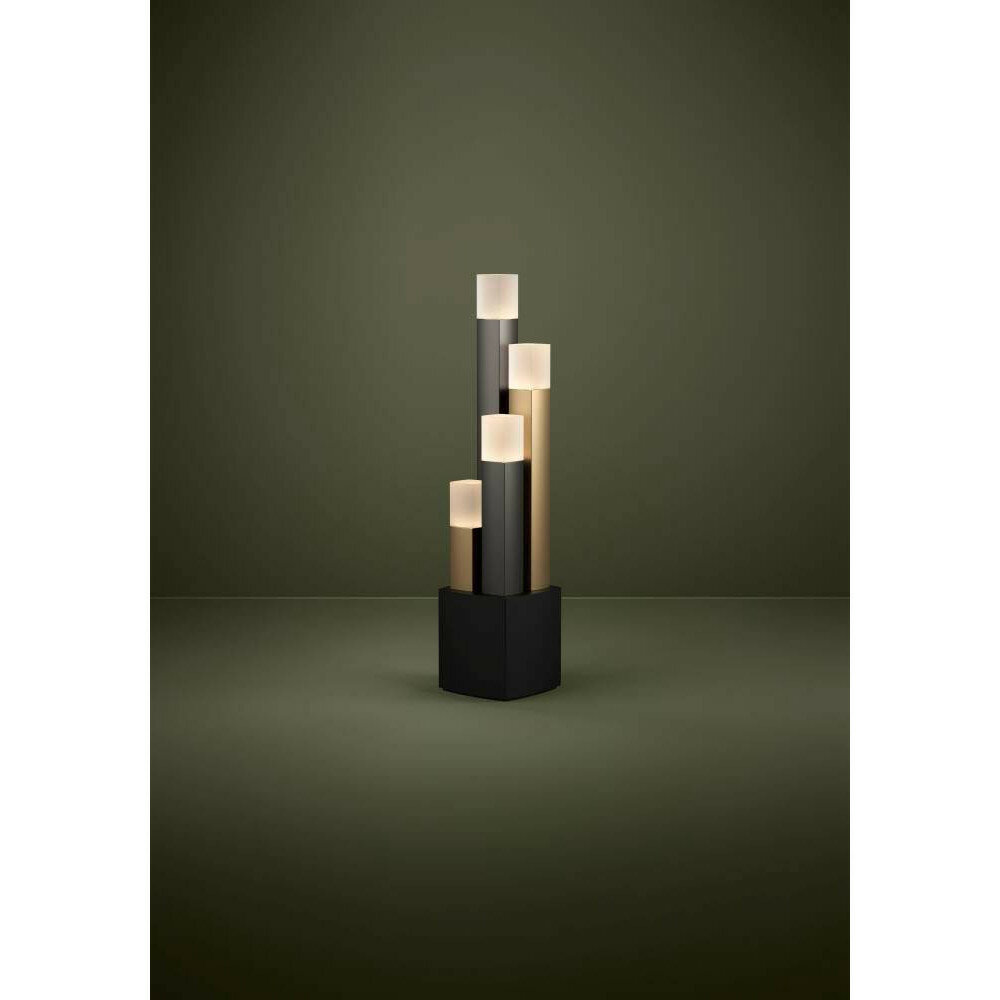 Настольная лампа EGLO ESTANTERIOS, H425, алюминиевая, сталь, золотое/коричневое/черное