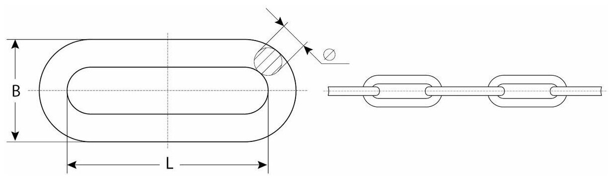 Цепь длиннозвенная"ЗУБР", DIN 763, оцинкованная сталь, d=2 мм, L=200 м Зубр . - фотография № 3