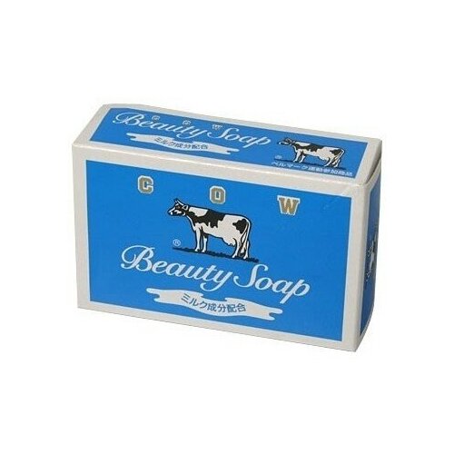 Cow Brand Мыло кусковое Beauty с ароматом жасмина, 85 г cow brand blue beauty soap молочное туалетное мыло с ароматом жасмина 85гр