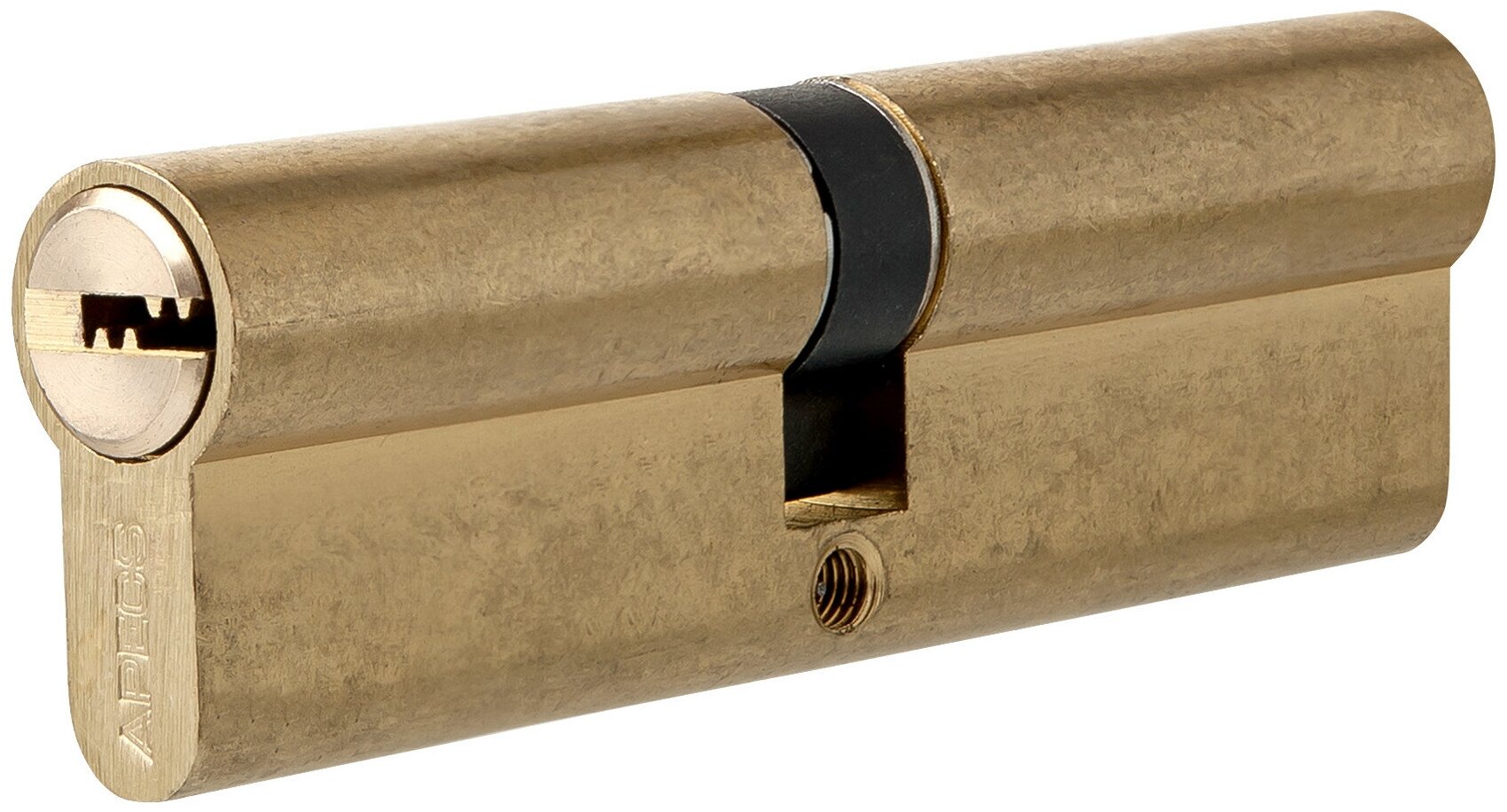 Цилиндр Apecs SM-80 40х40 мм ключ/ключ цвет золотой 82594804