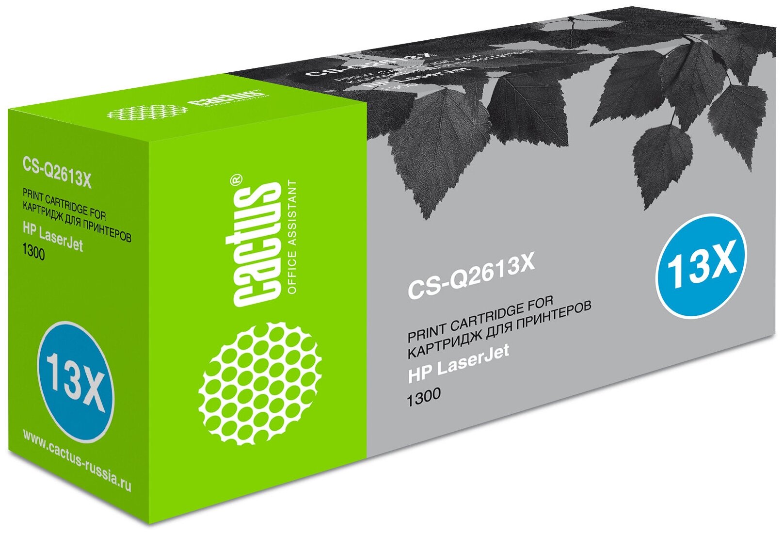 Картридж лазерный Cactus CS-Q2613X черный 4000стр. для HP LJ 13001300N