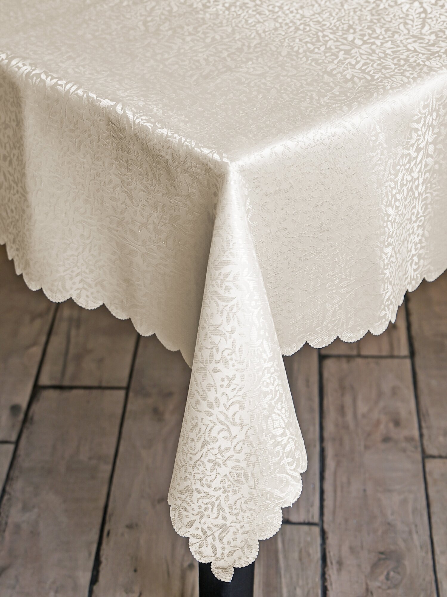 Скатерть на стол прямоугольная 140х180 см Grand Textil, прямоугольная, 100% полиэстер - фотография № 2