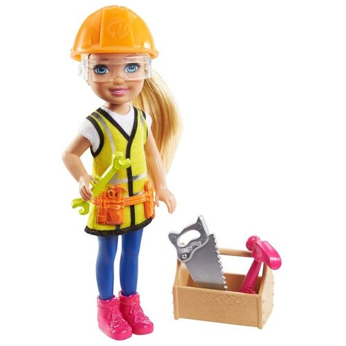 фото Набор barbie карьера челси строитель кукла+аксессуары gtn87