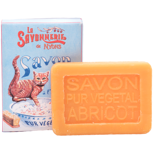 Гостевое мыло La Savonnerie de Nyons с абрикосом рыжий котенок 25гр.