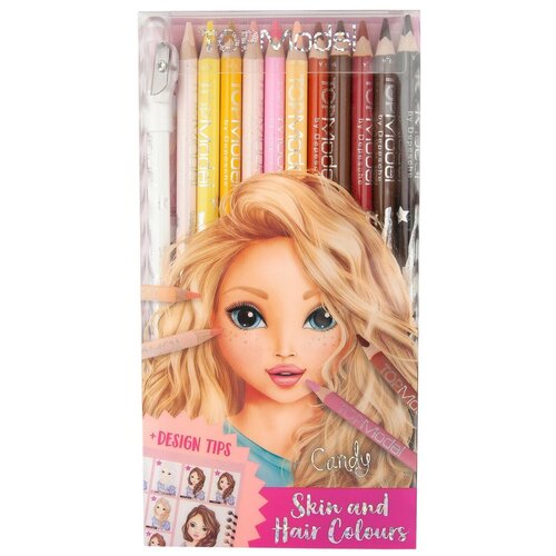 DEPESCHE Цветные карандаши Skin and Hair colours оттенки кожи и волос 12 цветов (5678)