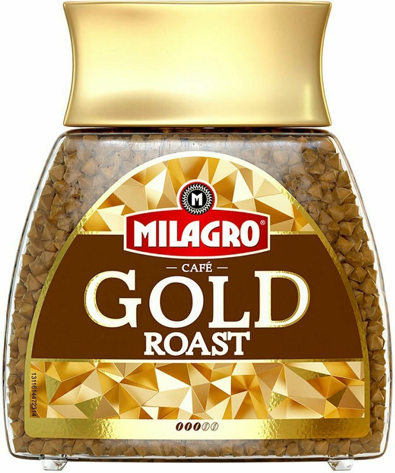 Кофе растворимый Milagro Gold Roast сублимированный, стеклянная банка, 95 г - фотография № 4