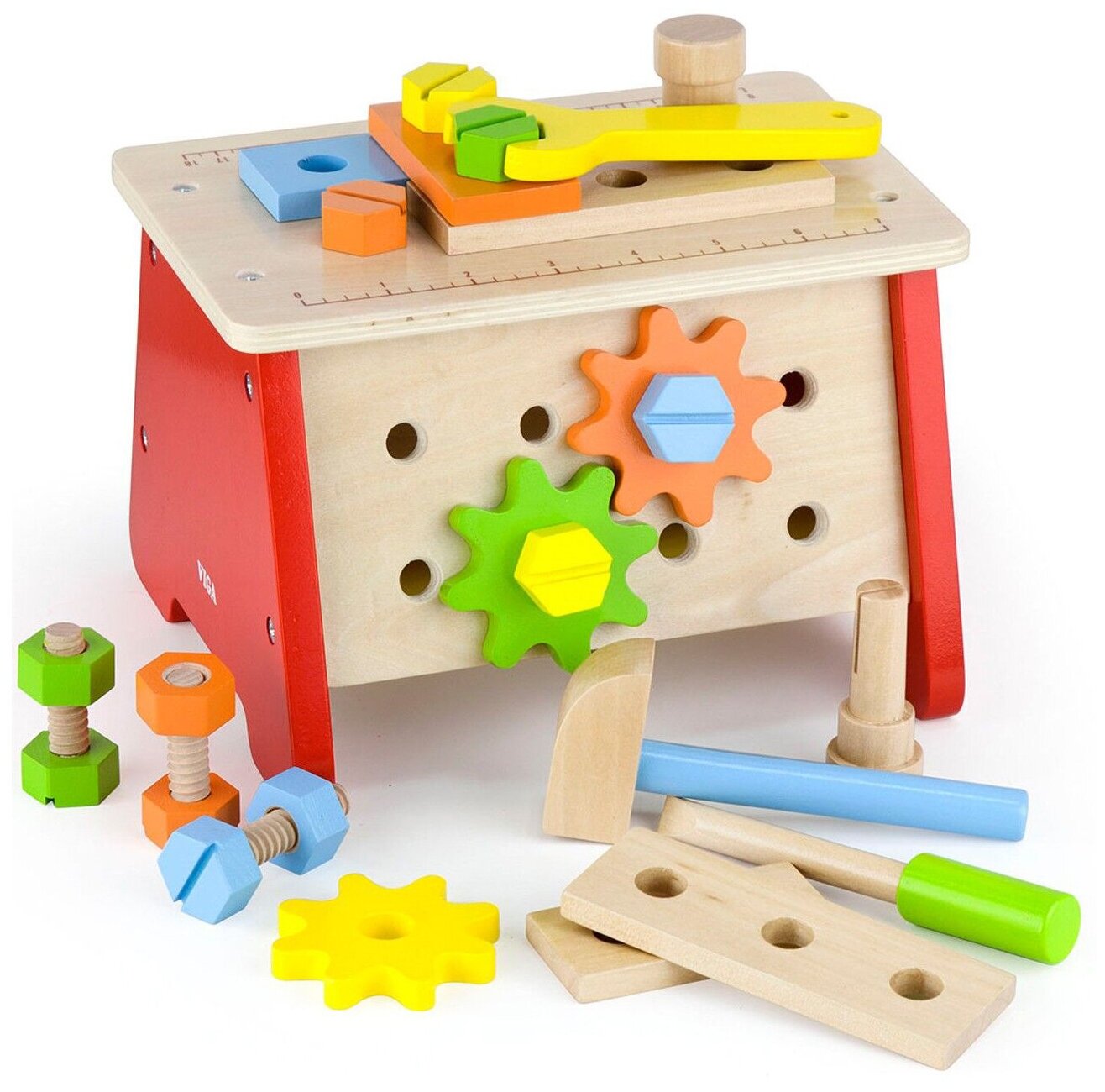 Игровой набор Viga Toys Viga Toys Столик с инструментами (51621) - фото №1