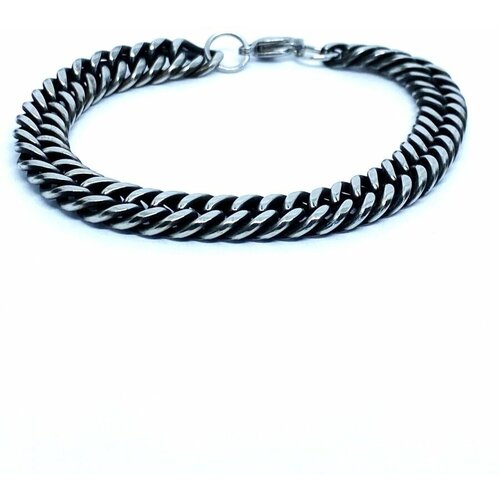 фото Браслет-цепочка, металл, размер 21 см, серебряный нет бренда