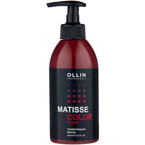 OLLIN Professional Matisse Color Rubin Маска для волос тонирующая, 1000 г, 300 мл