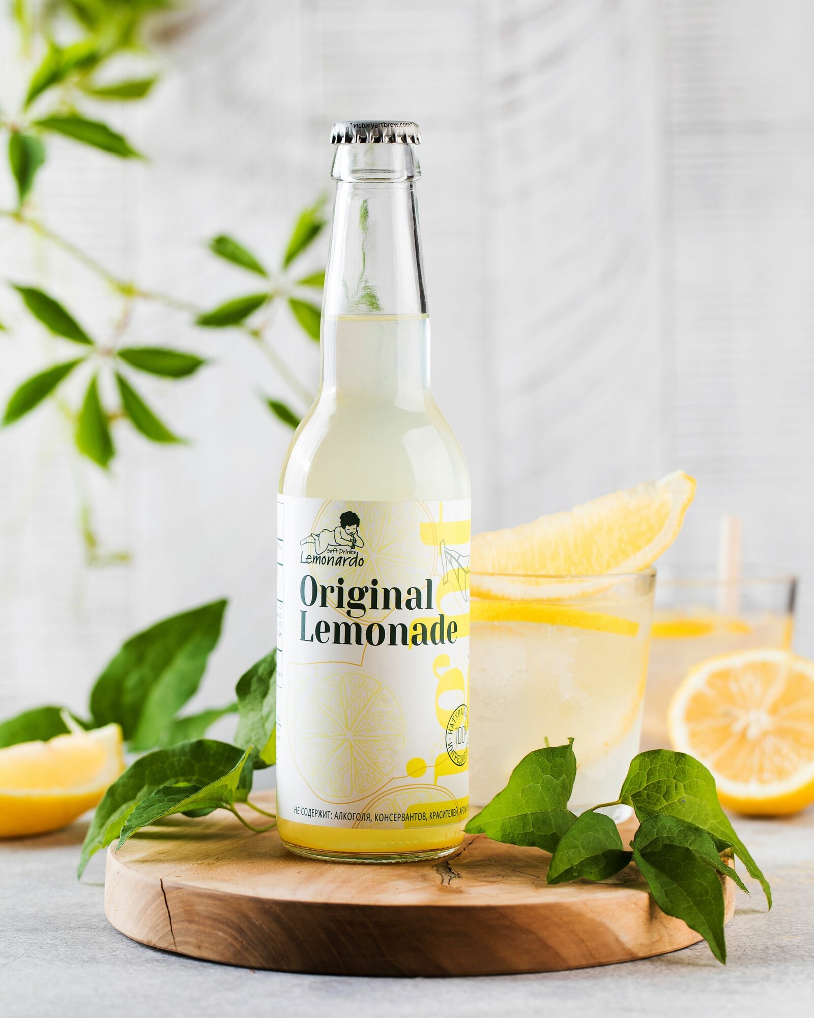 Натуральный лимонад с маракуйей со стевией / Lemonardo Original Lemonade Light, 330мл. 6шт - фотография № 4
