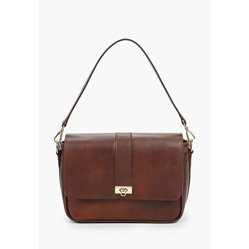 Сумка Olio Rosti повседневная, натуральная кожа, коричневый