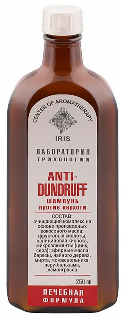 Шампунь Anti-Dundruff против перхоти, 250 мл, Центр Ароматерапии Ирис