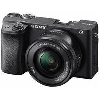 Фотоаппарат Sony Alpha ILCE-6400 Kit E PZ 16–50 мм F3.5–5.6 OSS (SELP1650), черный