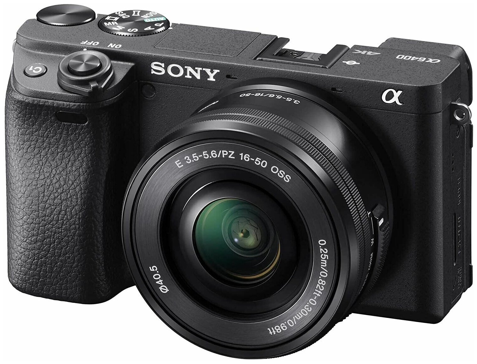 Фотоаппарат Sony Alpha ILCE-6400 Kit черный E PZ 16-50mm f/3.5-5.6 OSS
