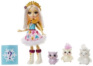 Фото Кукла со зверюшками Enchantimals Одель Совуни с семьей GJX46