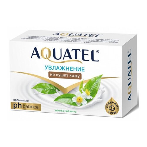 Крем-мыло твердое Aquatel зеленый чай матча 90гр 6232 крем мыло твердое aquatel зеленый чай матча 1 шт