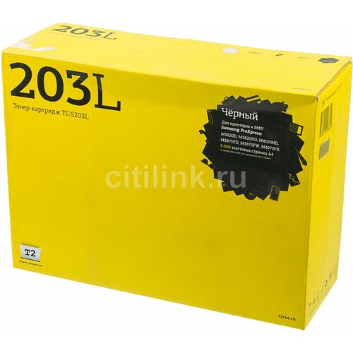 T2 Картридж совместимый Т2 T2 TC-S203L MLT-D203L черный 5K solution print sp s 209l 5000 стр черный