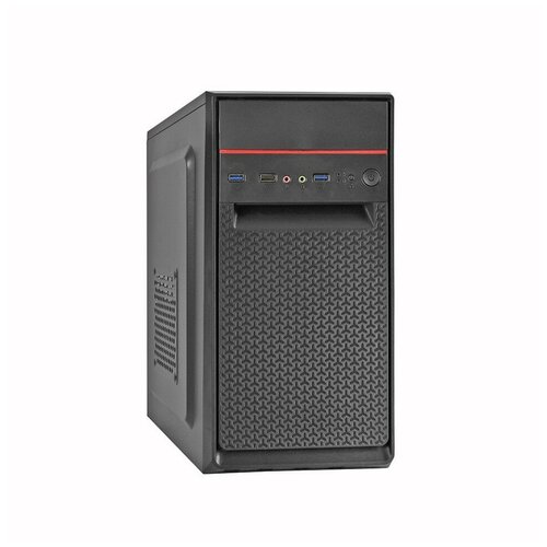 Exegate EX283063RUS  Minitower ExeGate BAA-107U Black, mATX, , 1*USB+2*USB3.0, Audio