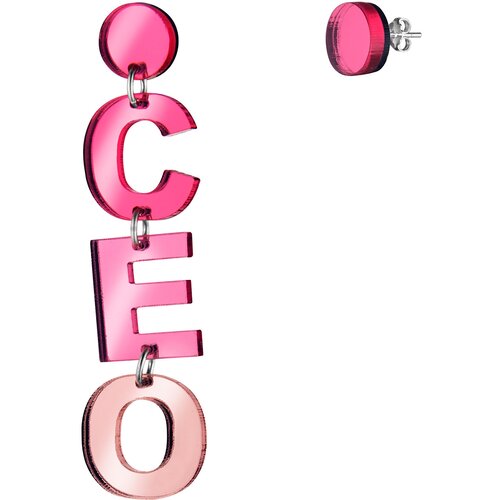 Серьги MONOLAMA розовый 1800₽